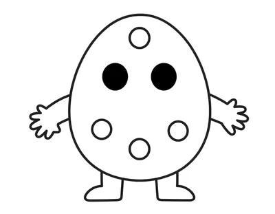 Coloriage d'un épouvantail amical aux grands yeux ronds, debout dans un champ de citrouilles.