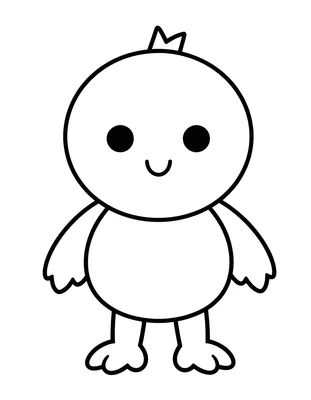 Coloriage d'un hibou perché sur une branche, coiffé d'un petit chapeau de fête.