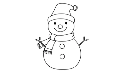 Bonhomme de neige color panel